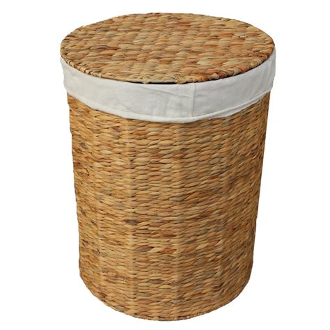 water hyacinth basket with lid|water hyacinth single laundry basket.